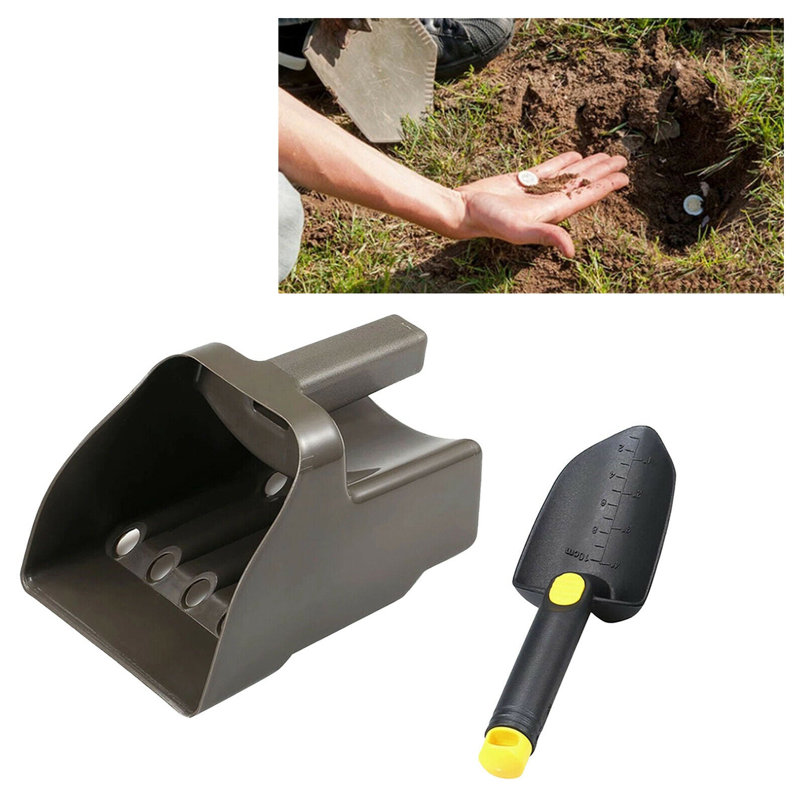 Durable Sand Scoop and Shovel Metal Detecting for Treasure Hunt Accessories