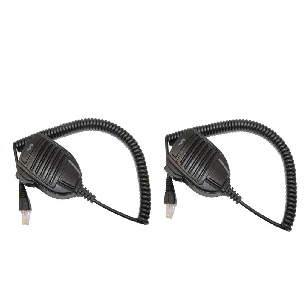Set of 2 Radio Remote Mobile Mic MH-67A8J Speaker For Vertex VX-2100 VX-2108