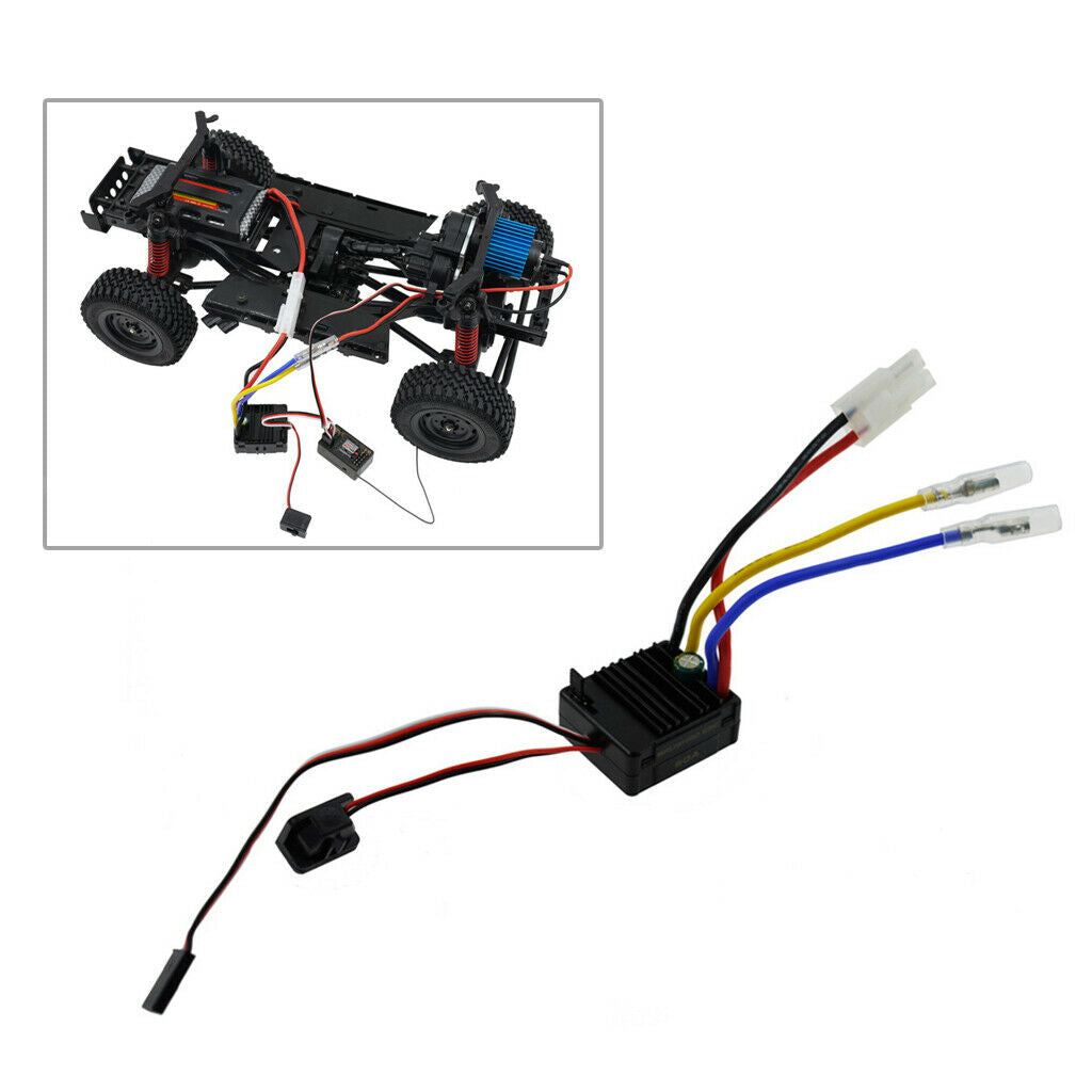 60A Brushed ESC Speed Controller for MN G500 MN86K RC Crawler Car Accs