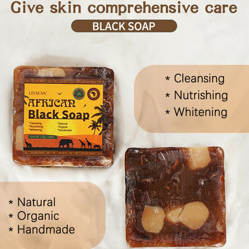 African Black Soap Magic Anti Rebelles Beauty Moisturizing Shea Butter NaturFCA