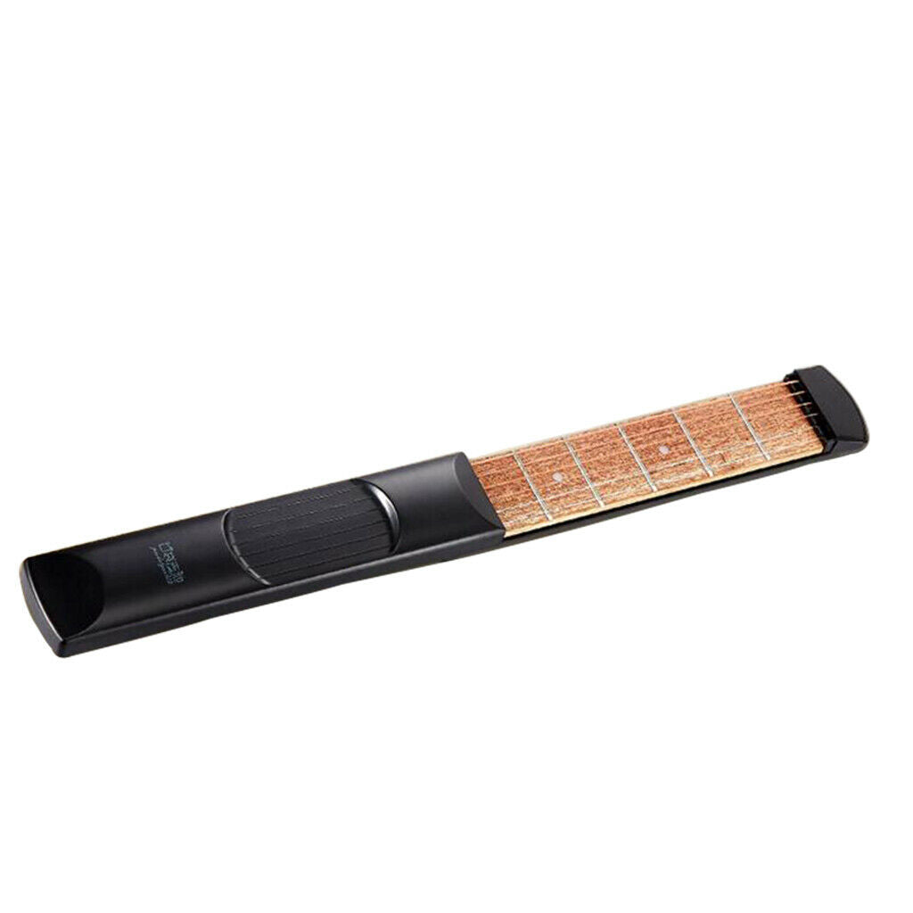 Mini Guitar 6 Fret Portable Guitar Practice Tool Finger Training Scales