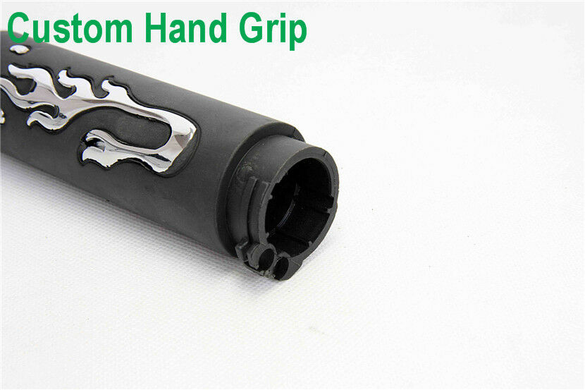 Flame HAND GRIP for SUZUKI sportbikes 1987-2012 Savage 2002-2005 Volusia 800 1"