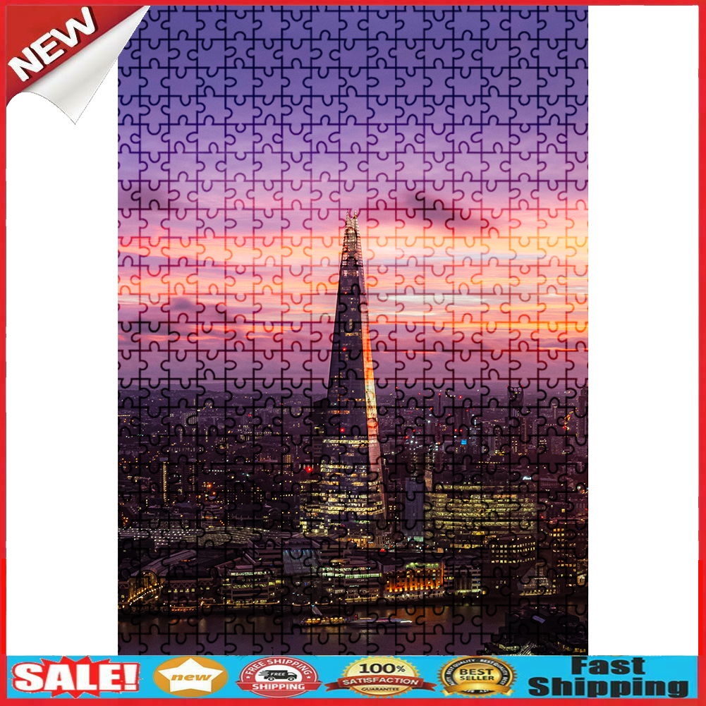 1000pcs DIY River Tall Building Puzzle Educational Learning Assembling Toys @