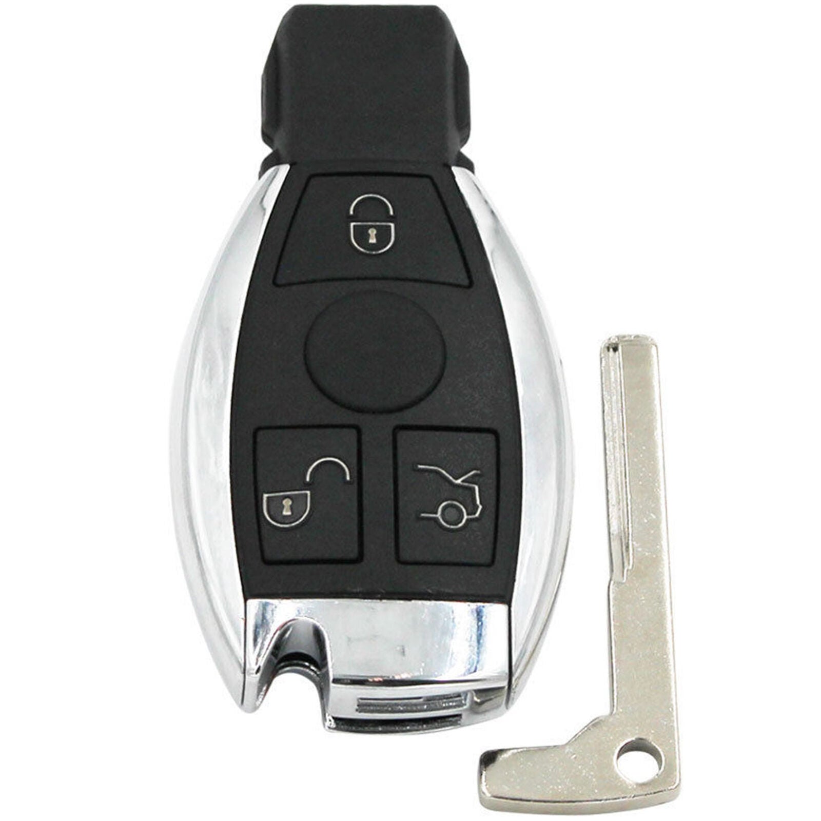 1Pc 3 Buttons Remote Key Fob 433MHz BGA With Chip For Mercedes Benz 2000+