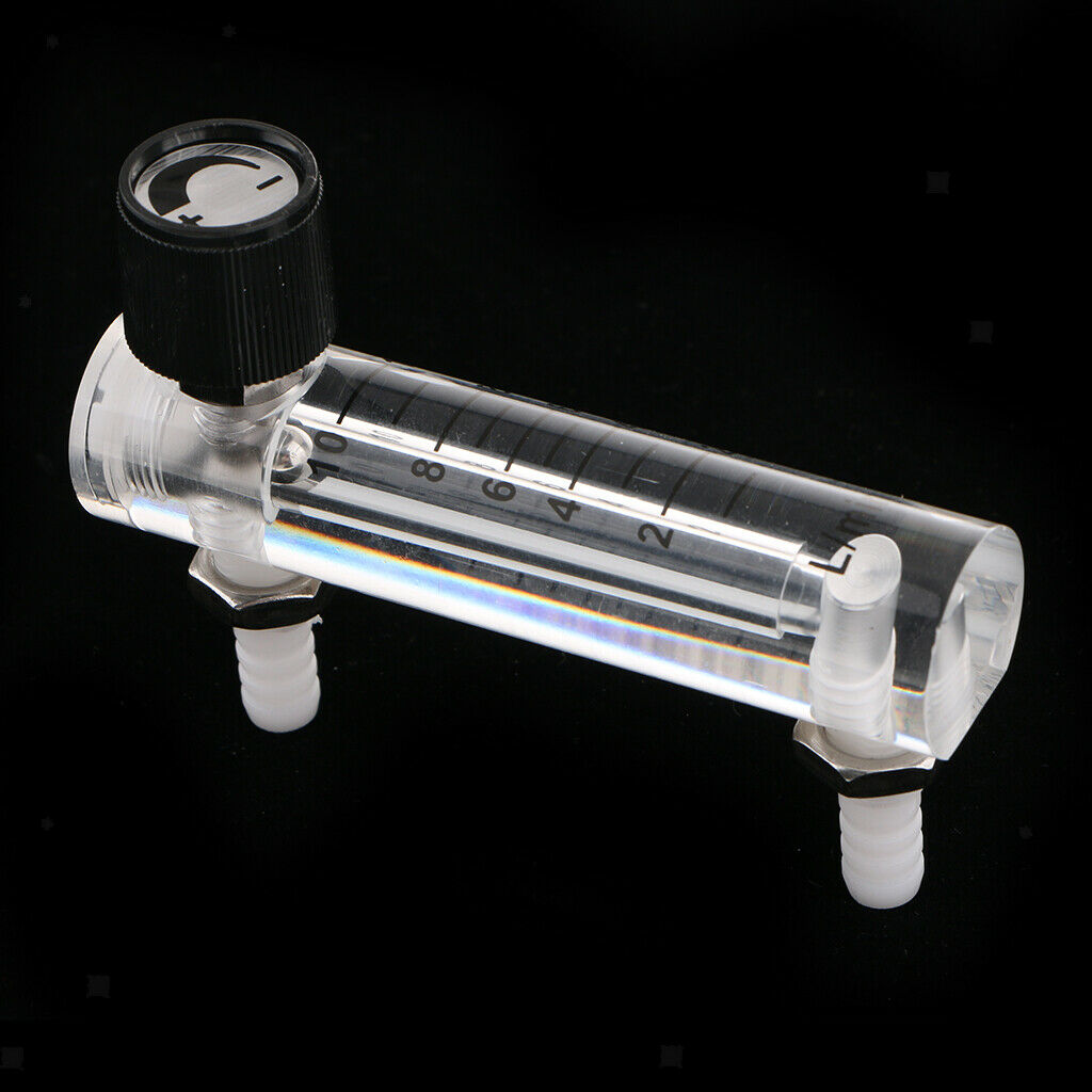Oxygen Single-phase Flow Meter Supplies 0.5-5L w/ Valve Home Oxygen Bar