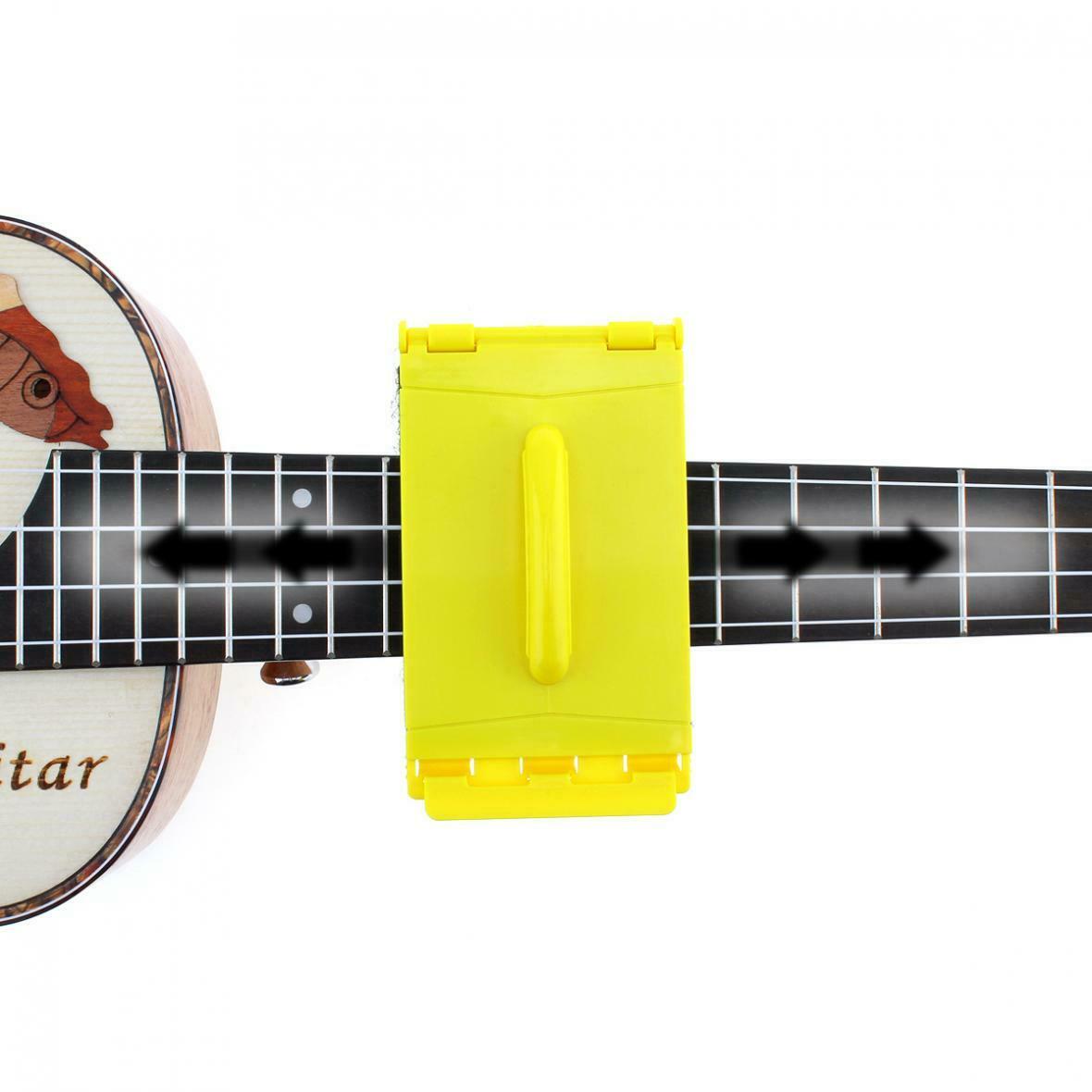 Guitar String Cleaner Two Sided Fibre Brush Cleaning Tool for Ukulele Bass