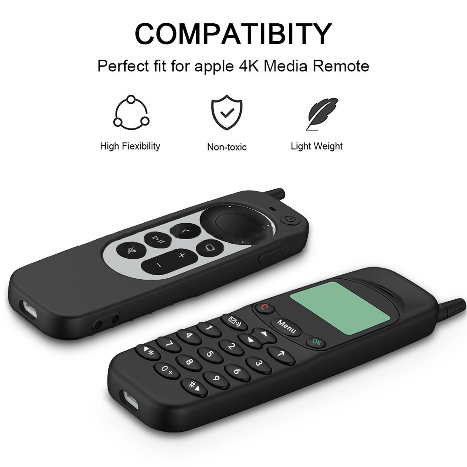 Anti-Drop Case For 2021 TV 4K Remote Controller 4K 4th Gen Silicone Cover Shell
