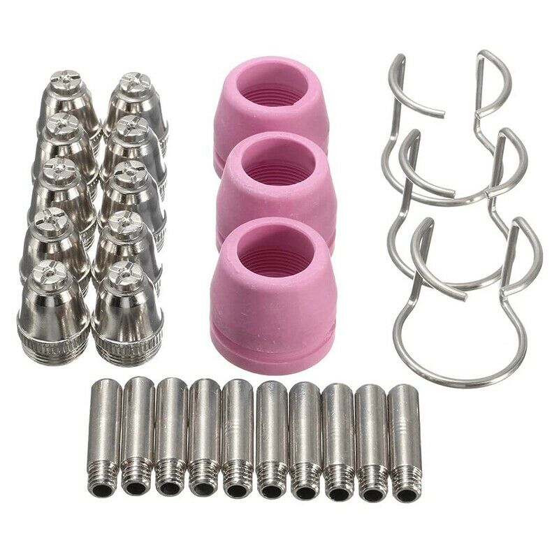 26Pcs SG-55 Plasma Cutter 60A AG-60 Plasma Torch Tip Electrode Consumable CuttK1
