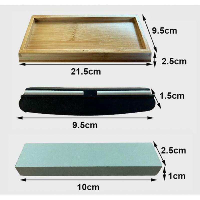 2 Side 1000/6000 Whetstone Sharpening Stone Kit MULTIPURPOSE Polishing Tool