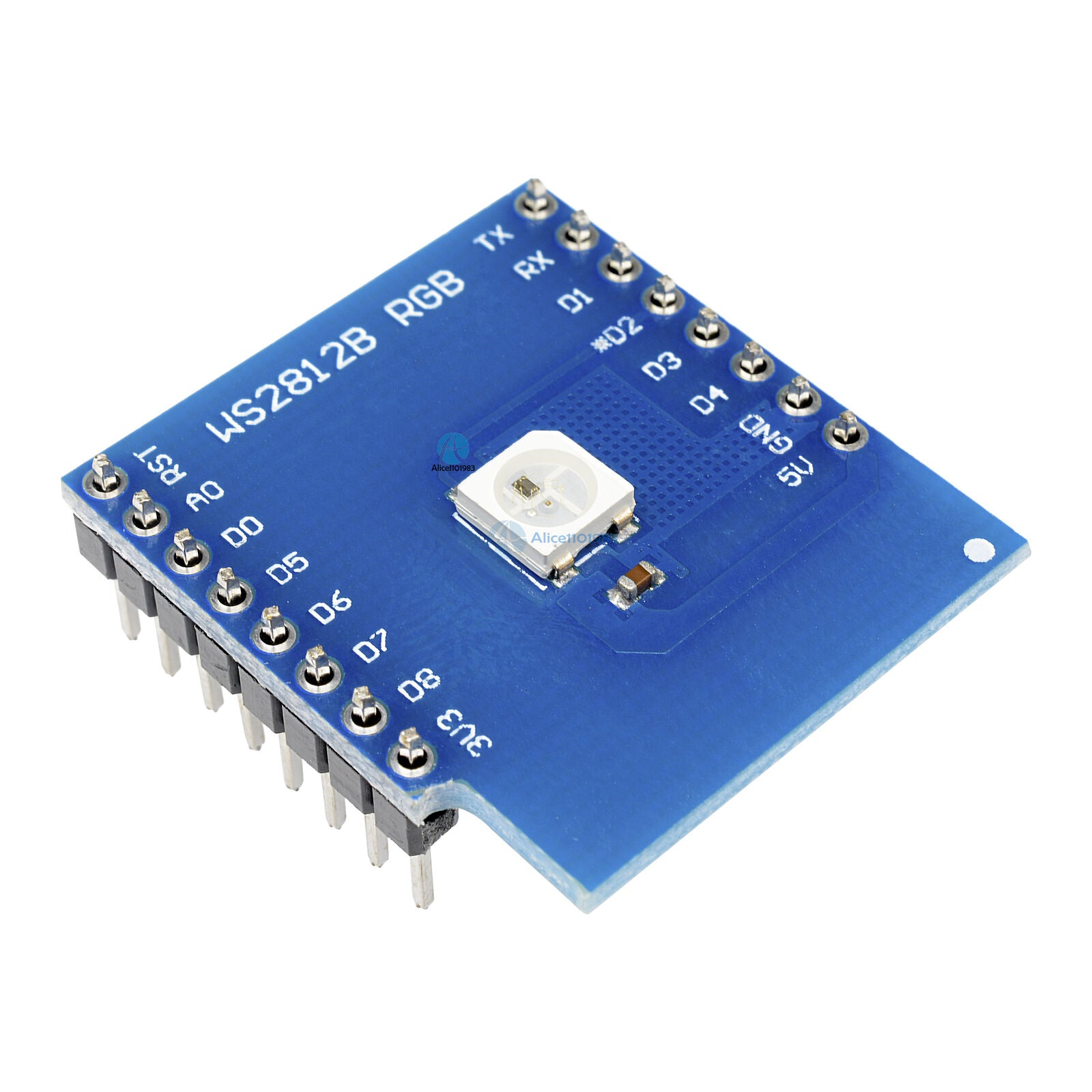 2PCS WS2812B RGB Shield for WeMos D1 mini ESP8266 Module Board