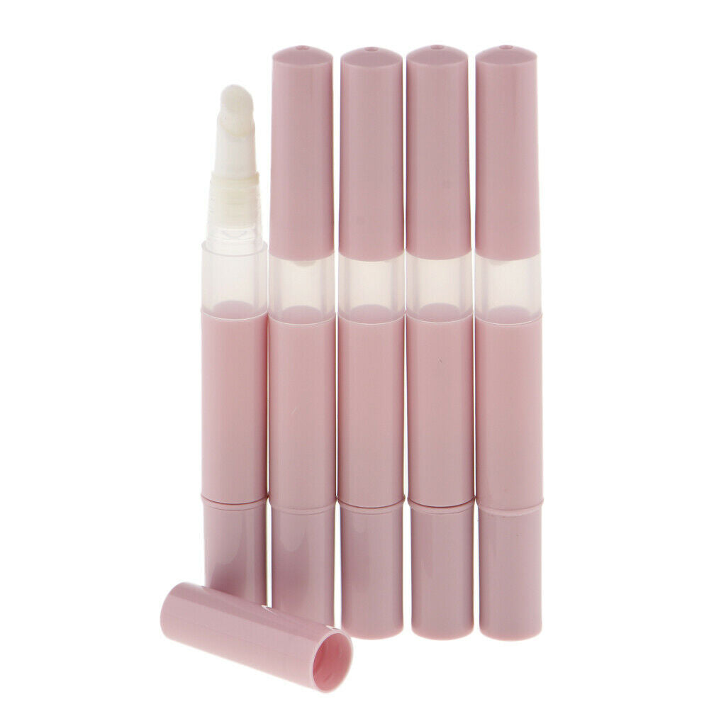 5 pieces 3 Ml empty rotary pen, tooth whitening pen, nail polish eyelash pen,