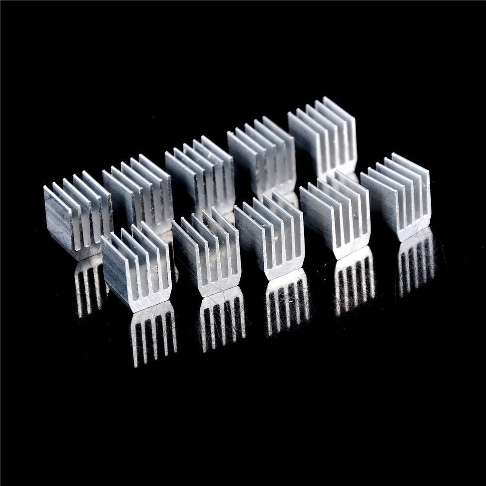 10pcs Aluminum Cooling 9x9x12MM Heat Sink RAM Radiator Heatsink Cooler 、DD