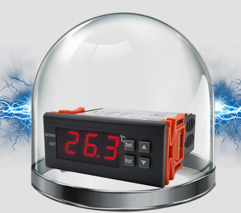 Thermostat Control 1 Relay NTC Sensor DC 12V F Fahrenheit Temperature Controller