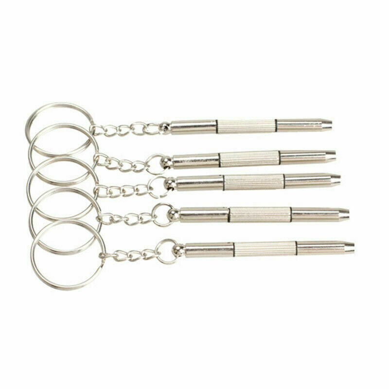 Mini 3-in-1 Screwdriver Keychain Metal Tiny Tool Set A Glasses Repair SALE X9F4