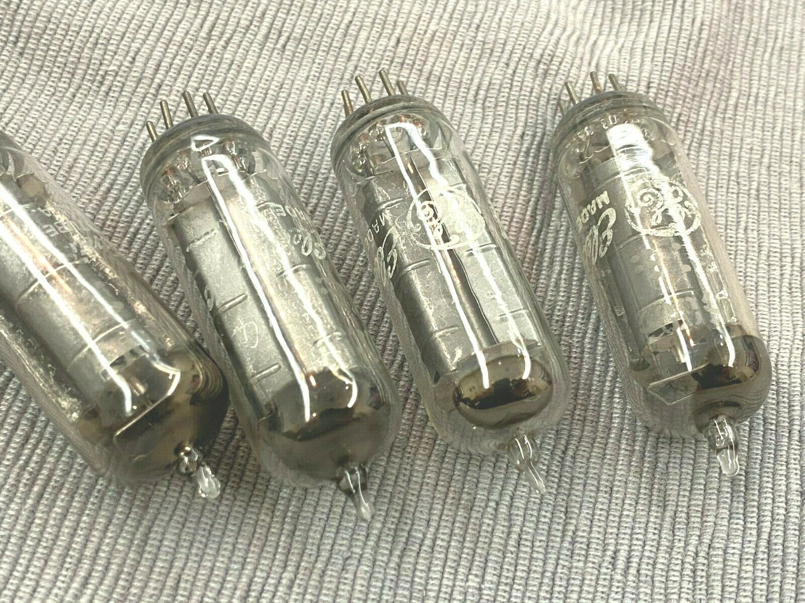 4pcs - GE 50C5  Vacuum tube - Untested
