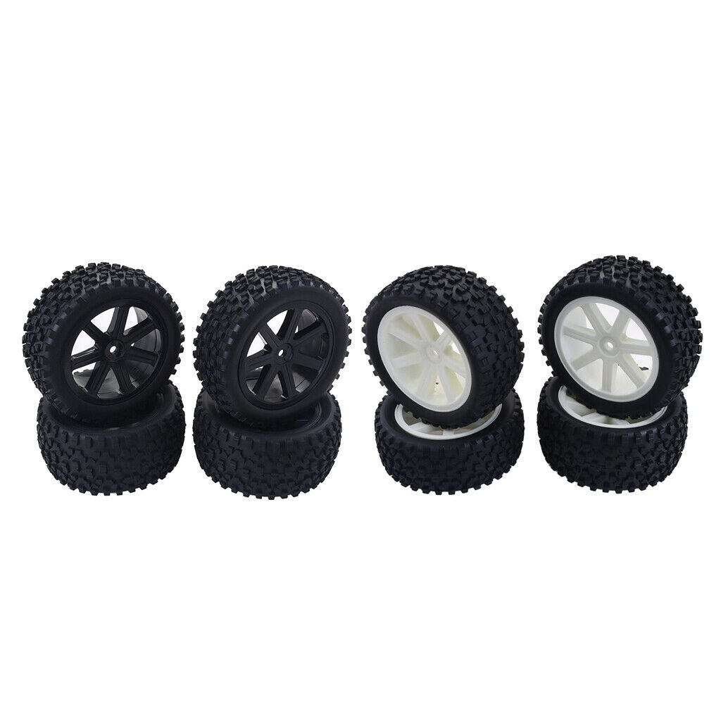 1/10 Buggy On-Road rim and tire set for Redcat, HSP, HPI RC Car White