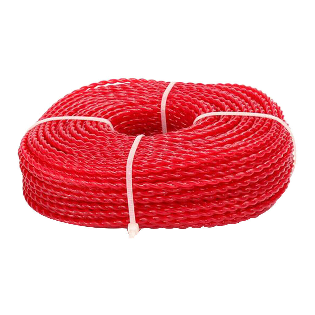 50m Nylon Trimmer Line Rope Roll Cord Cable Wire Grass Strimmer Garden Outdoor