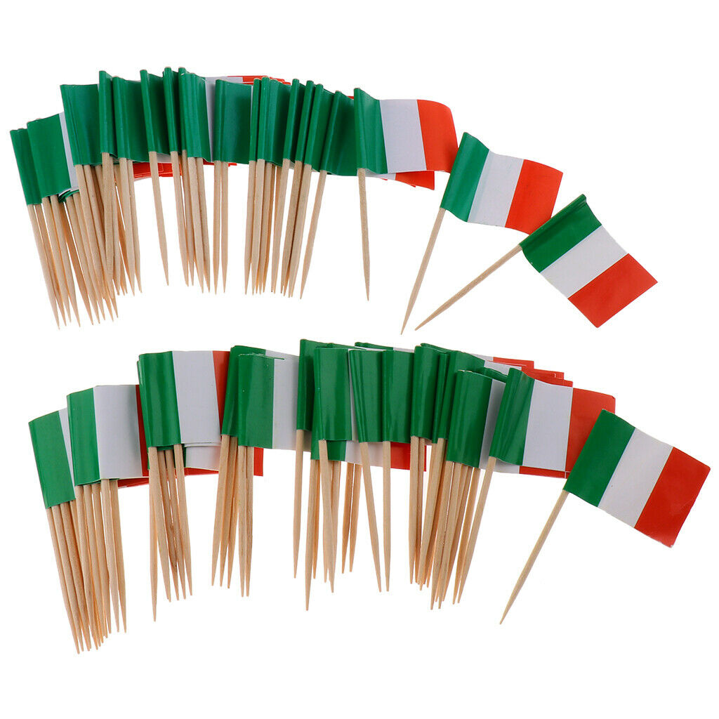 Toothpick Wood Toothpicks Decorative Flag Toothpicks Cake Decorations Party