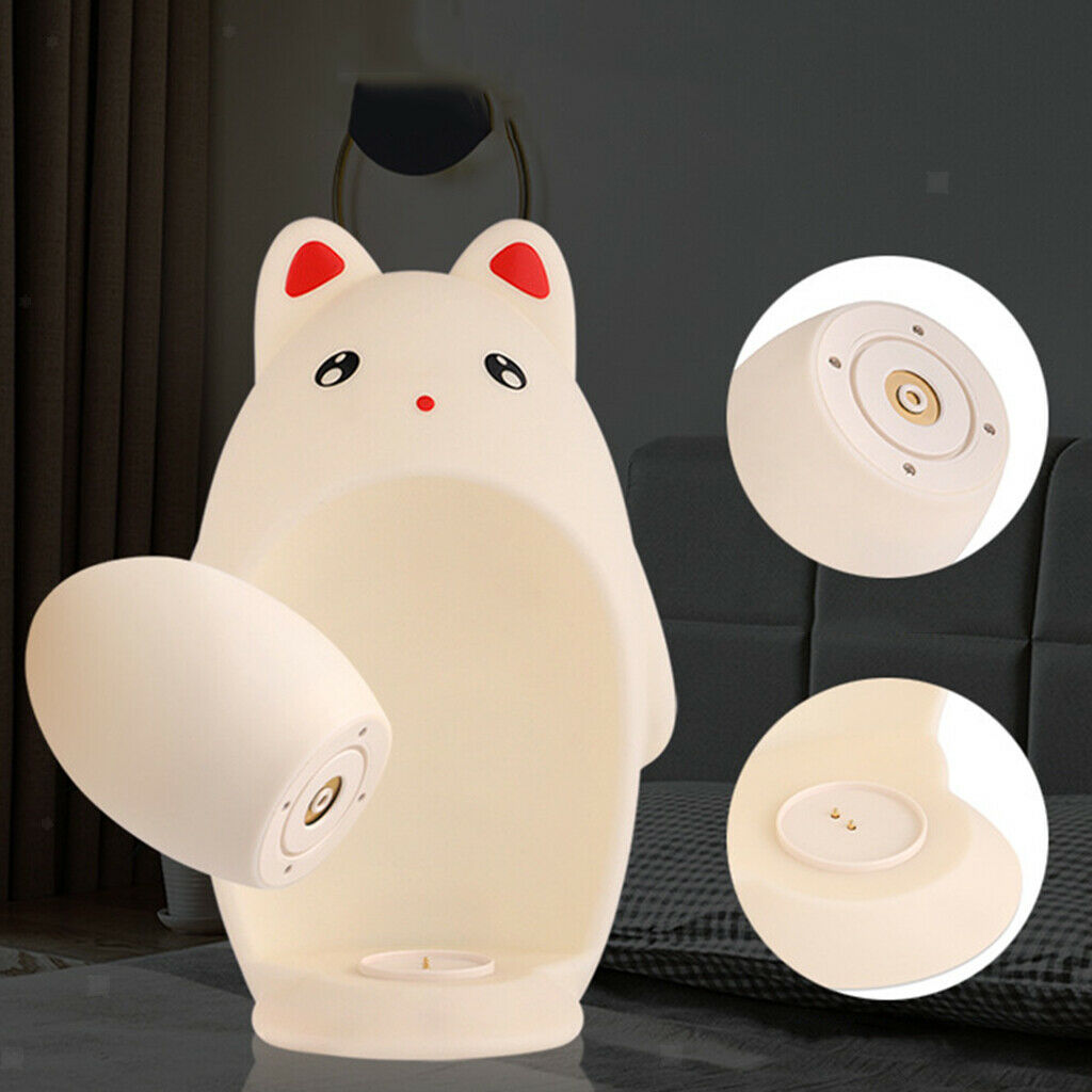 Soft Silicone Night Light Lamp Bedside Lamp Toddler Room Decoration Portable