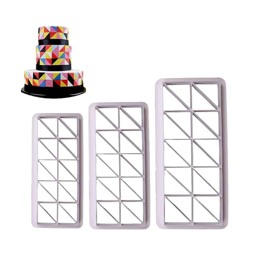 18pcs geometry fondant cookie cutter cake mold cake decorating tools bakewarBDD