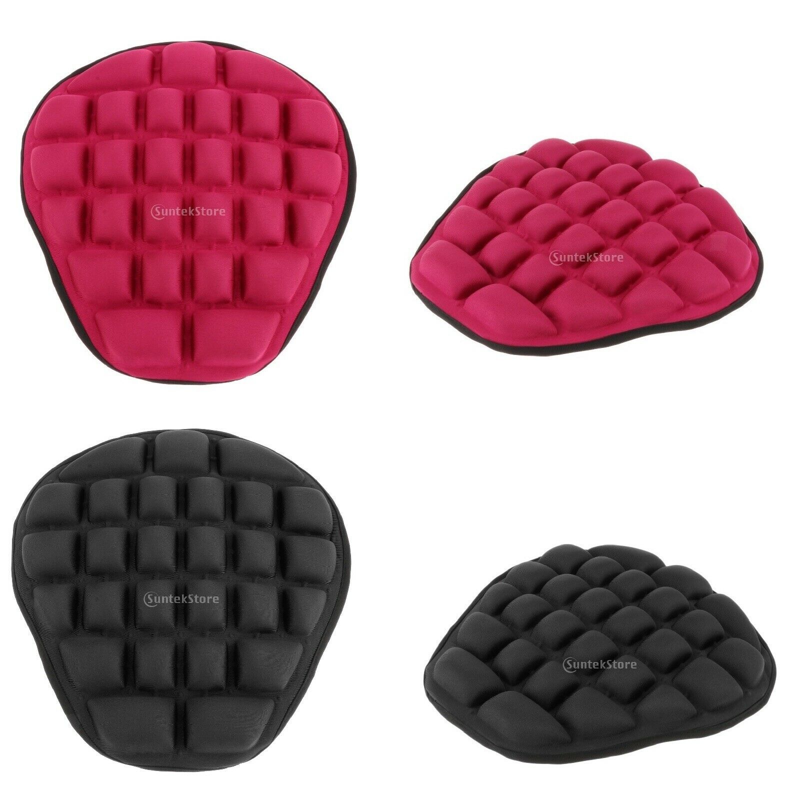 4Pcs Durable Portable Airbags Air Motorcycles Seat Cushion Large for Saddles