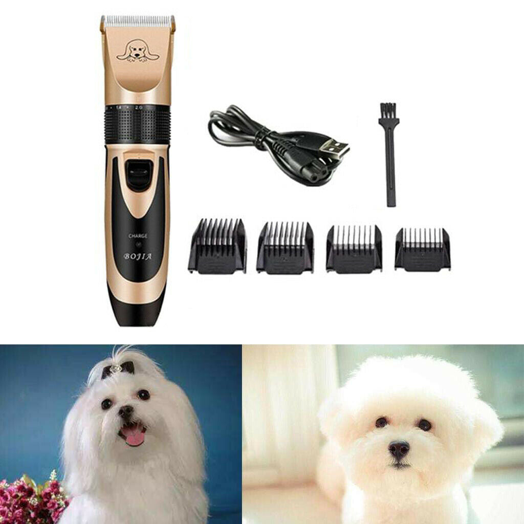 Dog Pets Hair Trimmer USB Rechargeable Pet Clippers, Professional Grooming