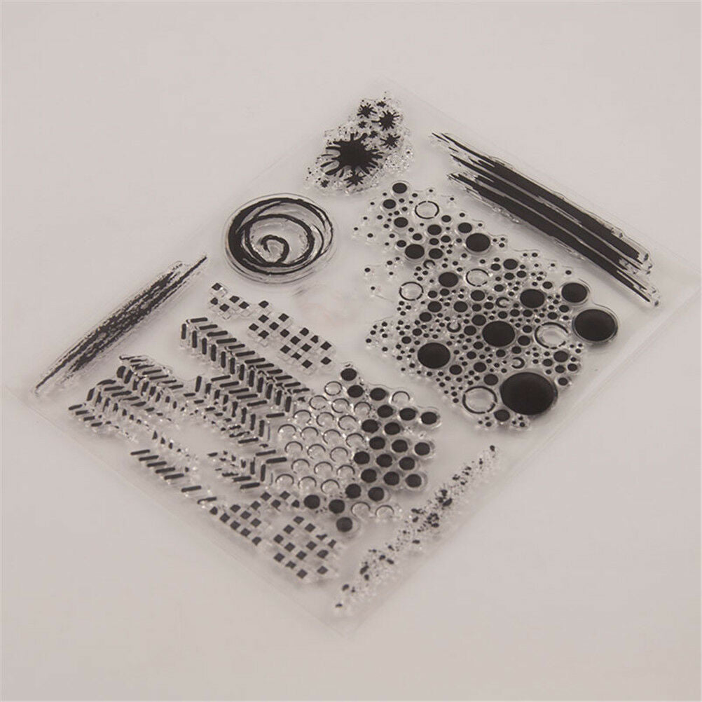 Silicone Transparent StampClear Cling SealScrapbook DIY Embossing Album De.l8