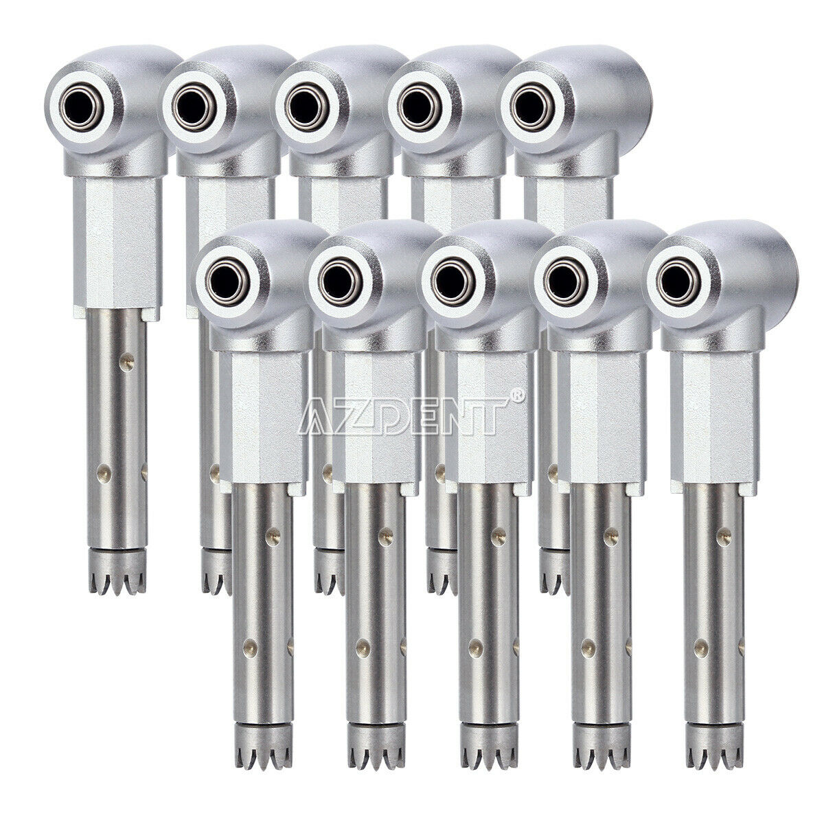 20 PCS Dental Head 1:1 Push Button Inner Spray Contra Angle Low Speed Handpiece