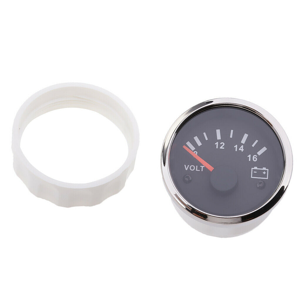 2" 52mm 8~16V Car Volt Voltage Meter Gauge Voltmeter RED Light Digital