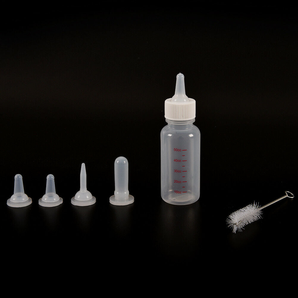 50Cc Pet Small Dog Puppy Cat Kitten Rabbit Care Milk-Nursing Feeding Bottle X_WF