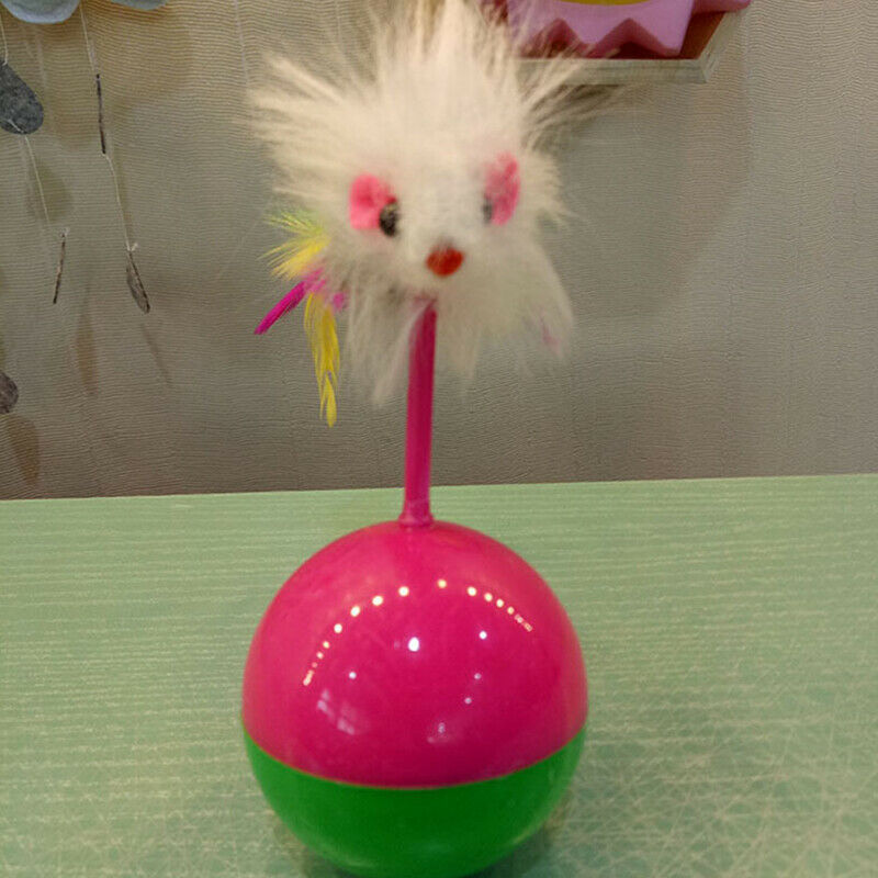 Pet Cat Toys Mimi Favorite Mouse Tumbler Kitten Cat Toys Plastic Play Bal.l8