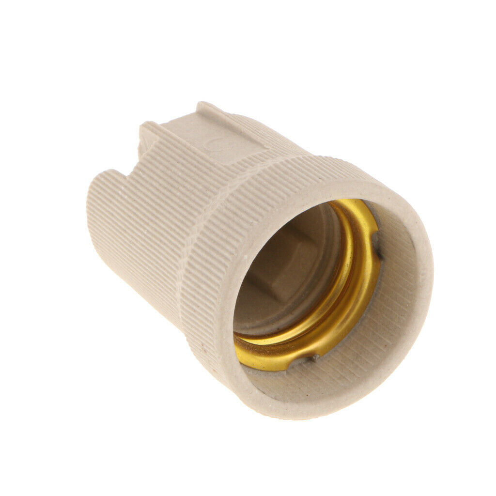 Heat Resistant Lamp Holder Base Keyless Adapter for Light Bulb Down Light