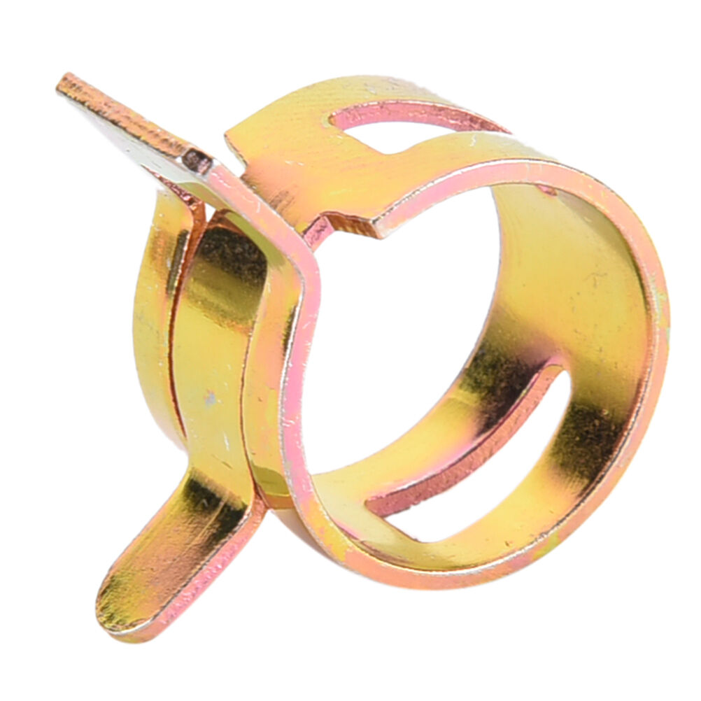 10 Pcs/Set Spring Pipe Clip Oil Water Air Tube Clamps Band Type Fastene.l8
