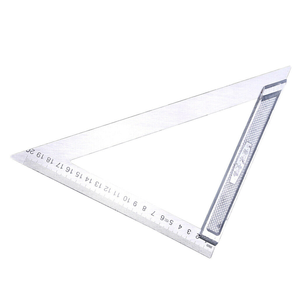 Accurate Stainless Steel Triangle Ruler Woodworking Measuring Tools 200mm
