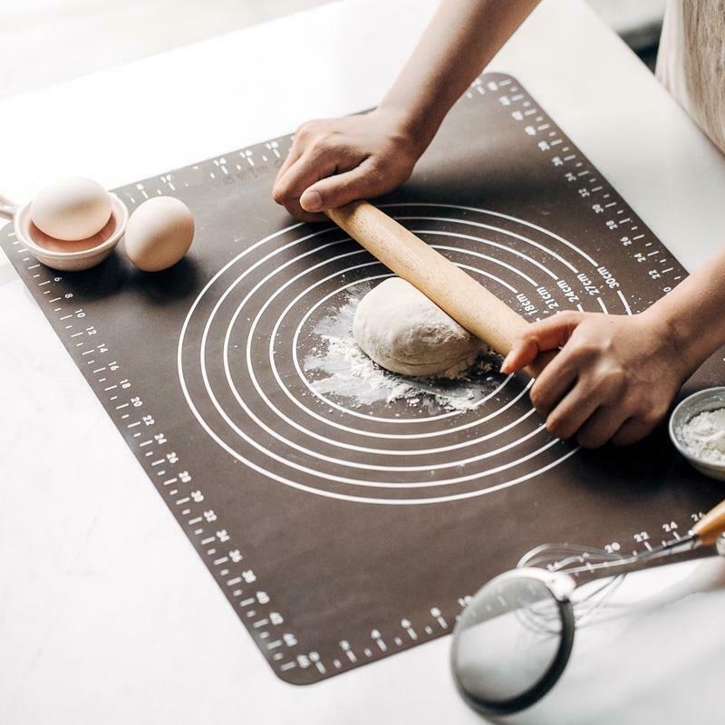 Silicone Baking Mat Pizza Tool Bakeware DIY Baking Mat Sheet Cake Non-Stick