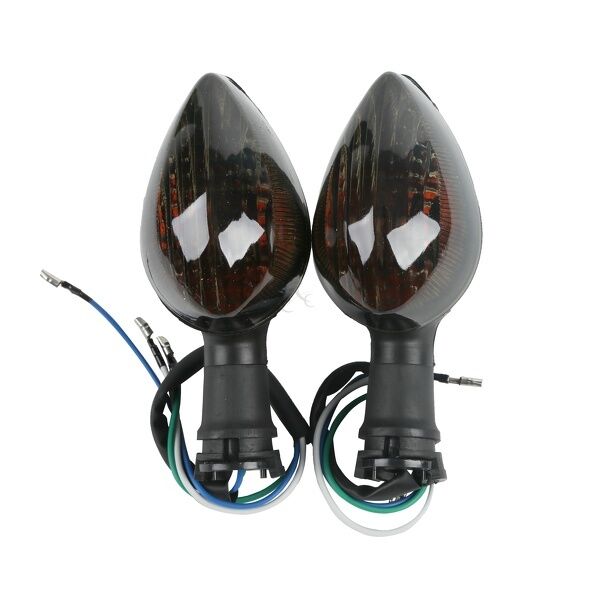 Rear Front Turn Signals Indicator Smock Lens Fit For Yamaha YZF R1 R6 FZ1 FZ6