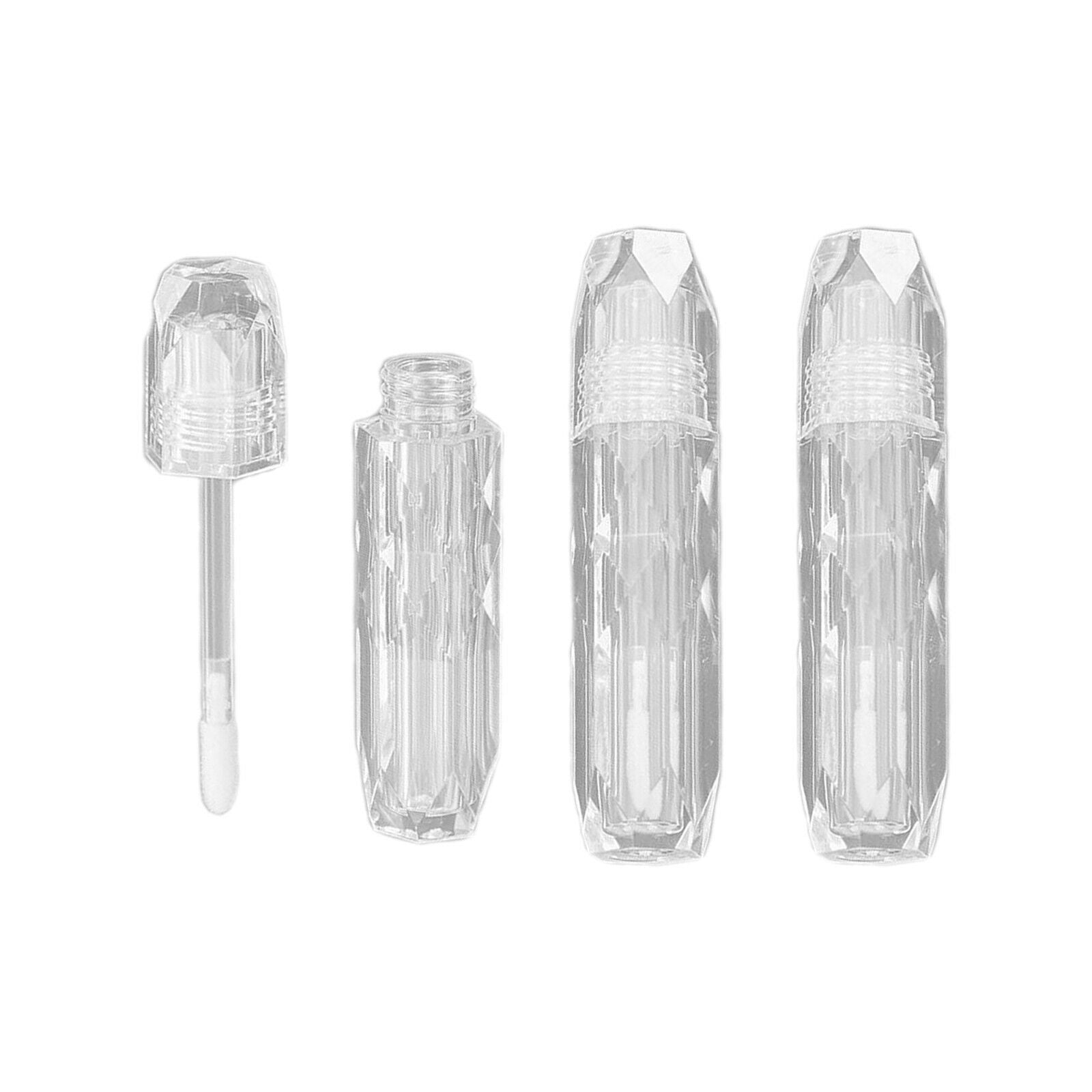 3x 2.5ml Lip Gloss Tube Empty Refillable Lip Balm Bottle Lip Gloss Container