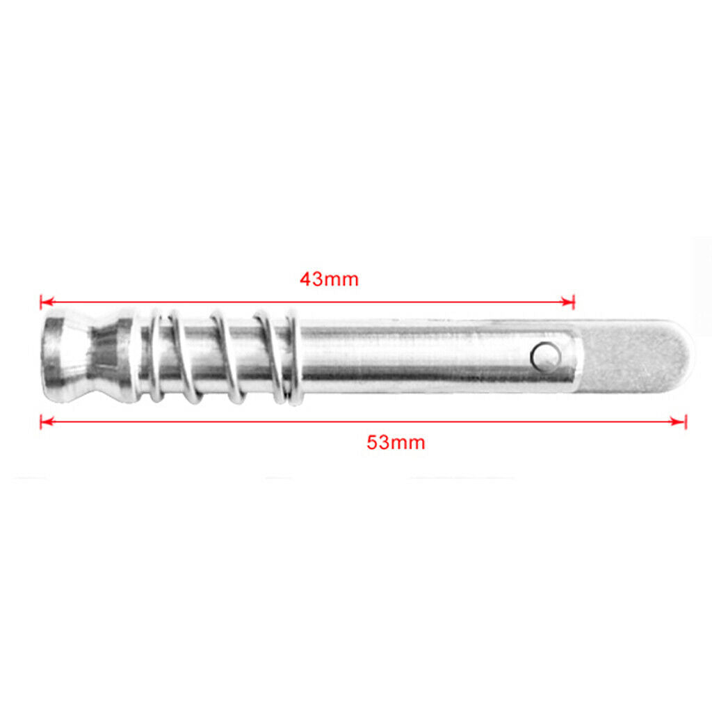 5 x Stainless Steel Spring Loaded Quick Release Pin for Boat Top Deck Hinge