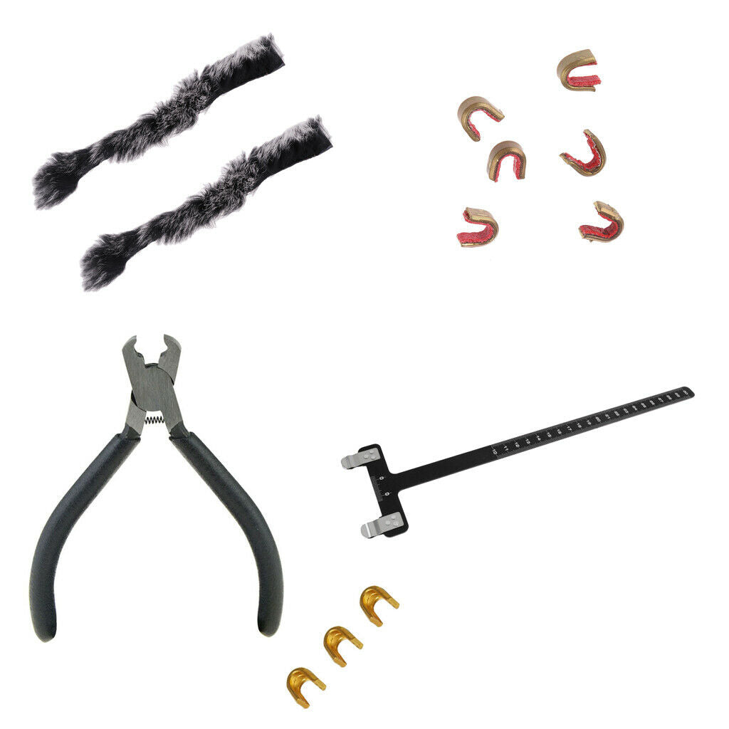 Archery Anti-slip Nocking Buckle Pliers with Nocks & Bow Square Bow Tools