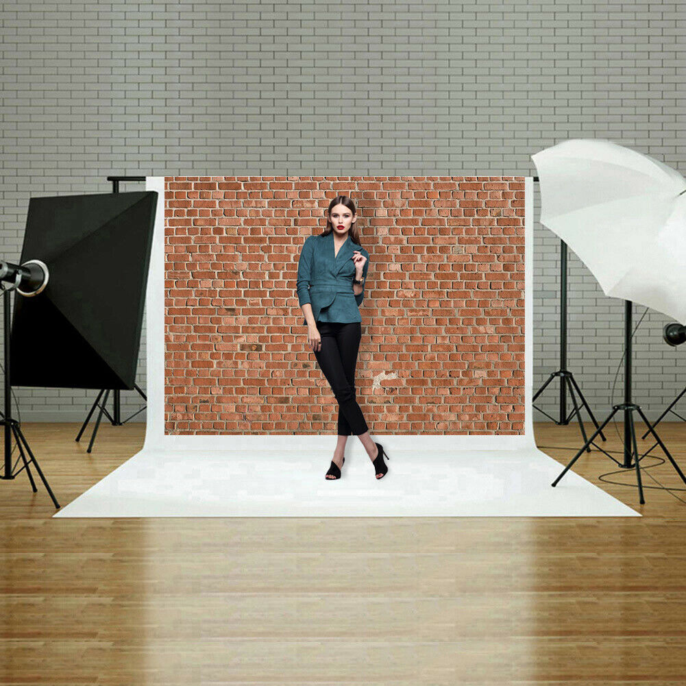 Rustic Red Brick Background Cloth Decoration Photography Props Backdrop  @