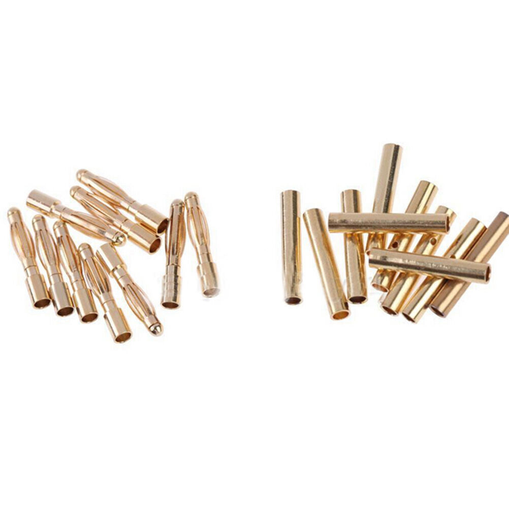 10Pairs/Set 2mm Bullet Banana Plug Wire Connector Tool for RC Battery .l8