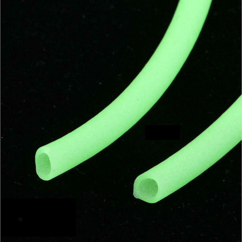 2x Soft Luminous Carp Fishing Tubes Tubing Sleeve Pipe