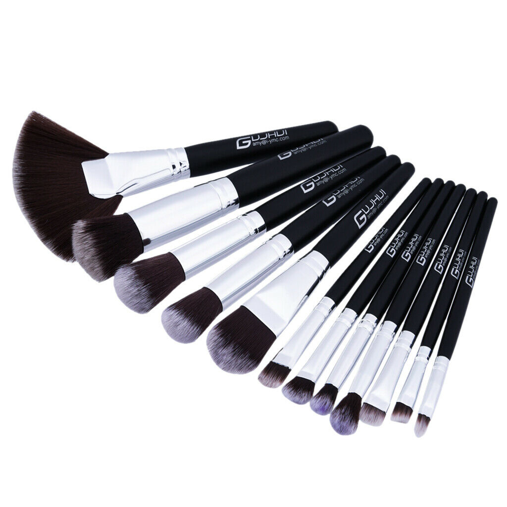 12 Pieces Makeup Brushes Set Powder Foundation Eyeshadow Lip Comestic Tool
