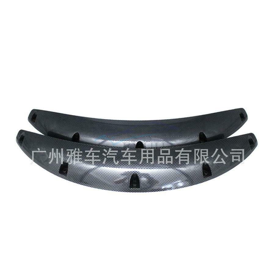 1 Pair of Carbon Fiber Universal Car Wheel Eyebrow Stickers Arch Protector Trim