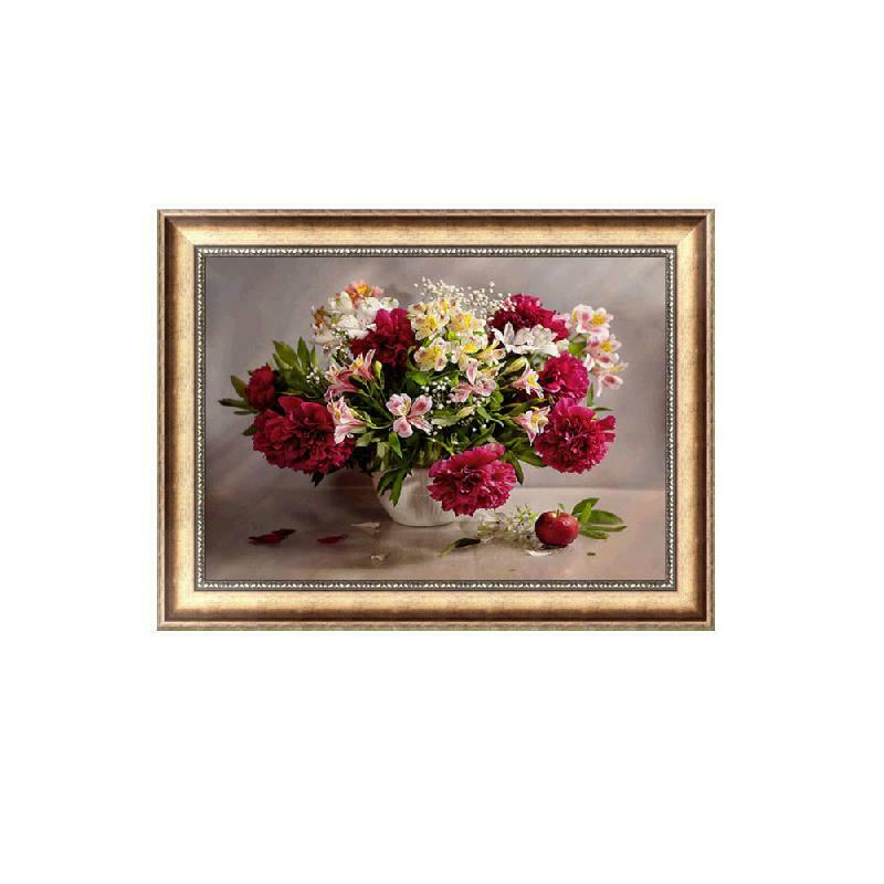 Carnations 5D Diamond Embroidery DIY Painting Cross Stitch  Home Decor