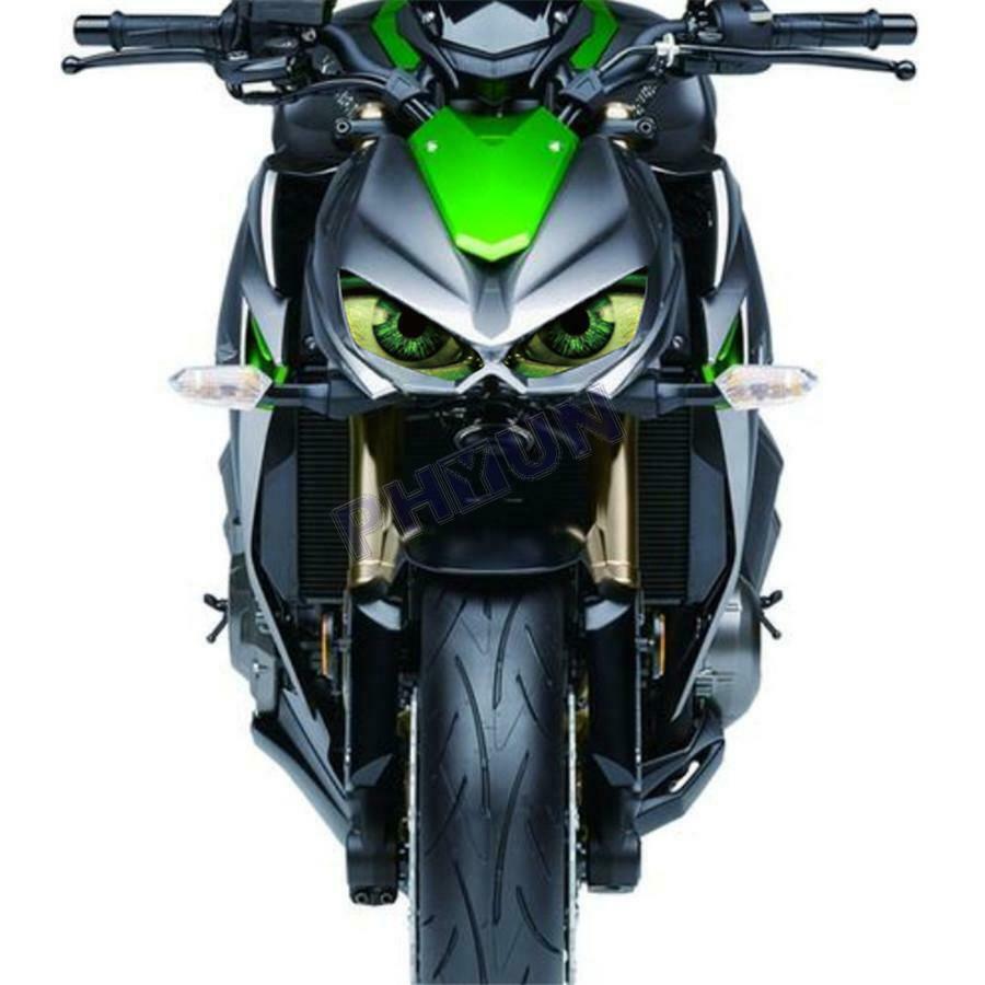 For Kawasaki Z1000 2014-2016 Headlight Protection Stickers Green Eye Stickers