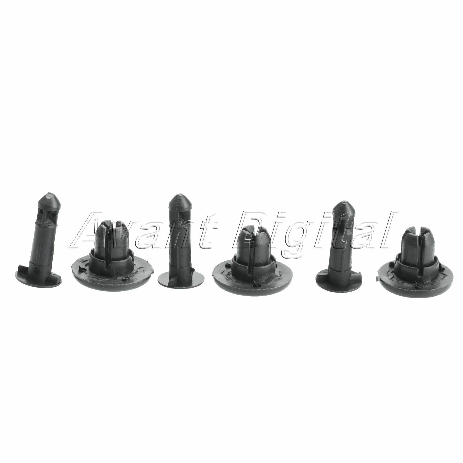 50X Car Bumper Fender Nylon Retainer Fastener Clip for GM Geo Suzuki Subaru