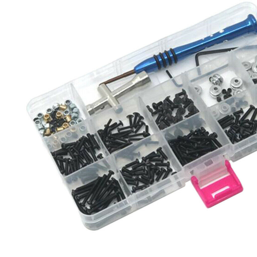 Metal RC Screw Kit Tool Assortment Set for WPL Scale RC Cars Trucks Upgrade
