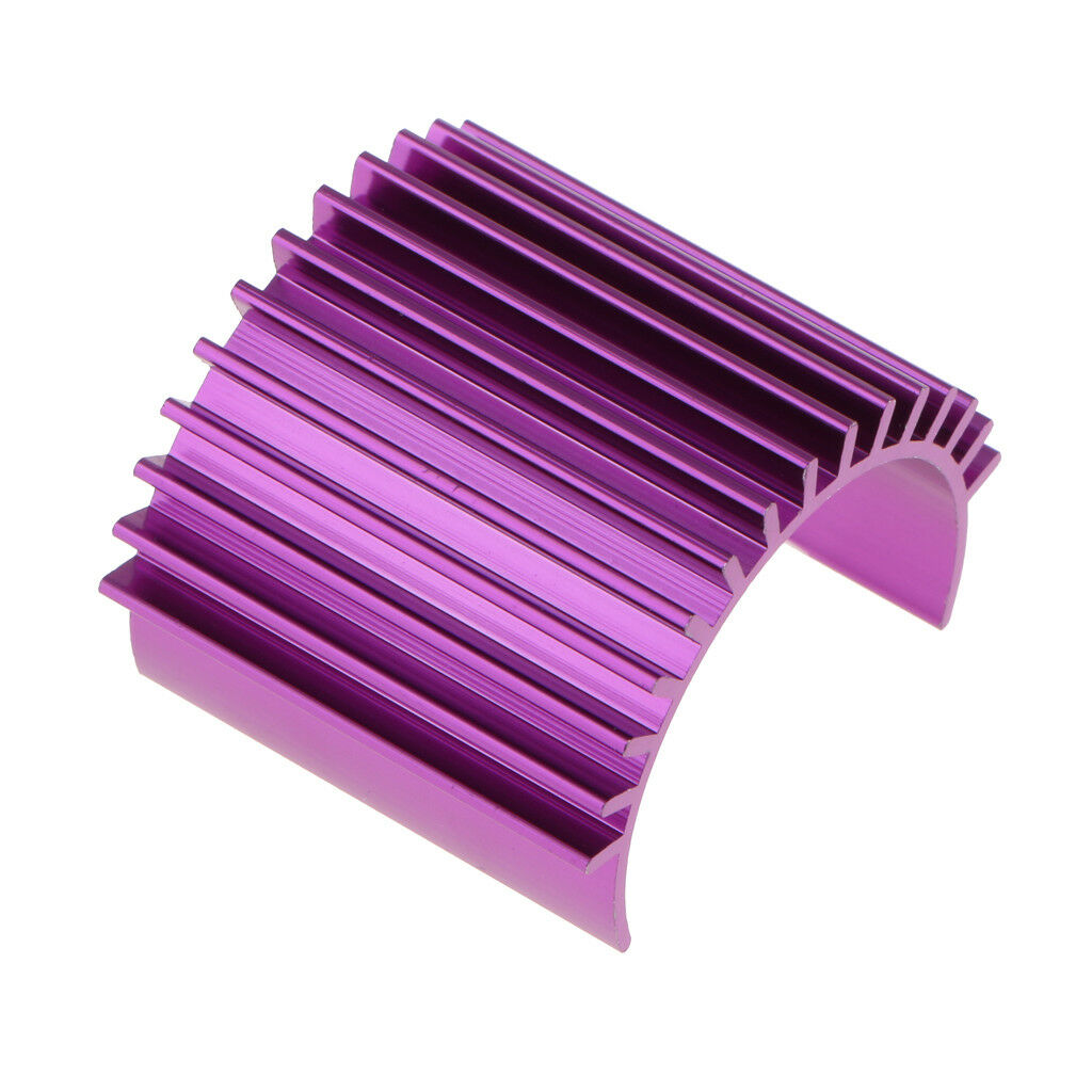 Purple Aluminum Motor Heat Sink Heatsink For 380/385/390/395 Size Motor
