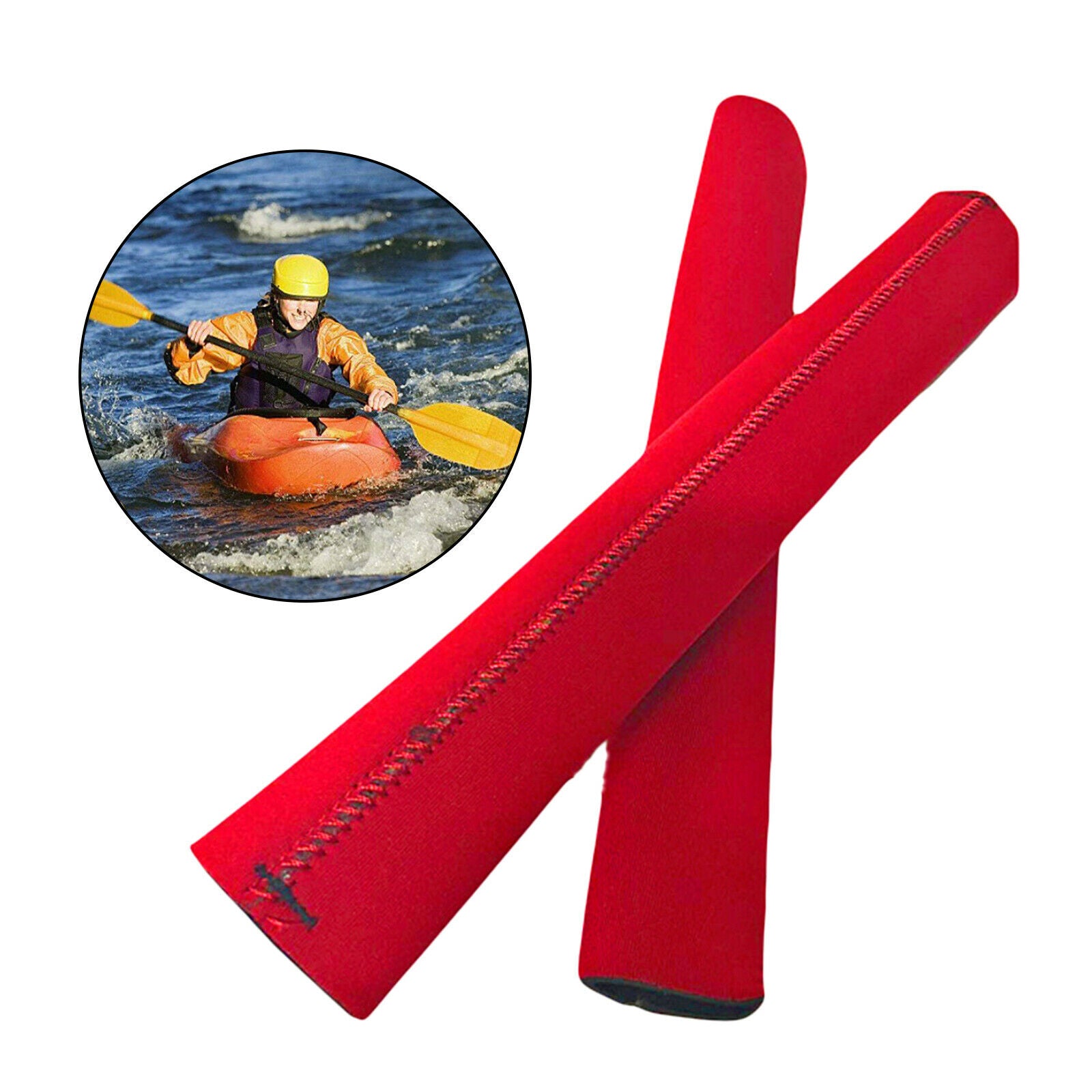 Kayak Grips 30cm 1Pair Neoprene Canoe Boat Grips Paddling Kayaking Red